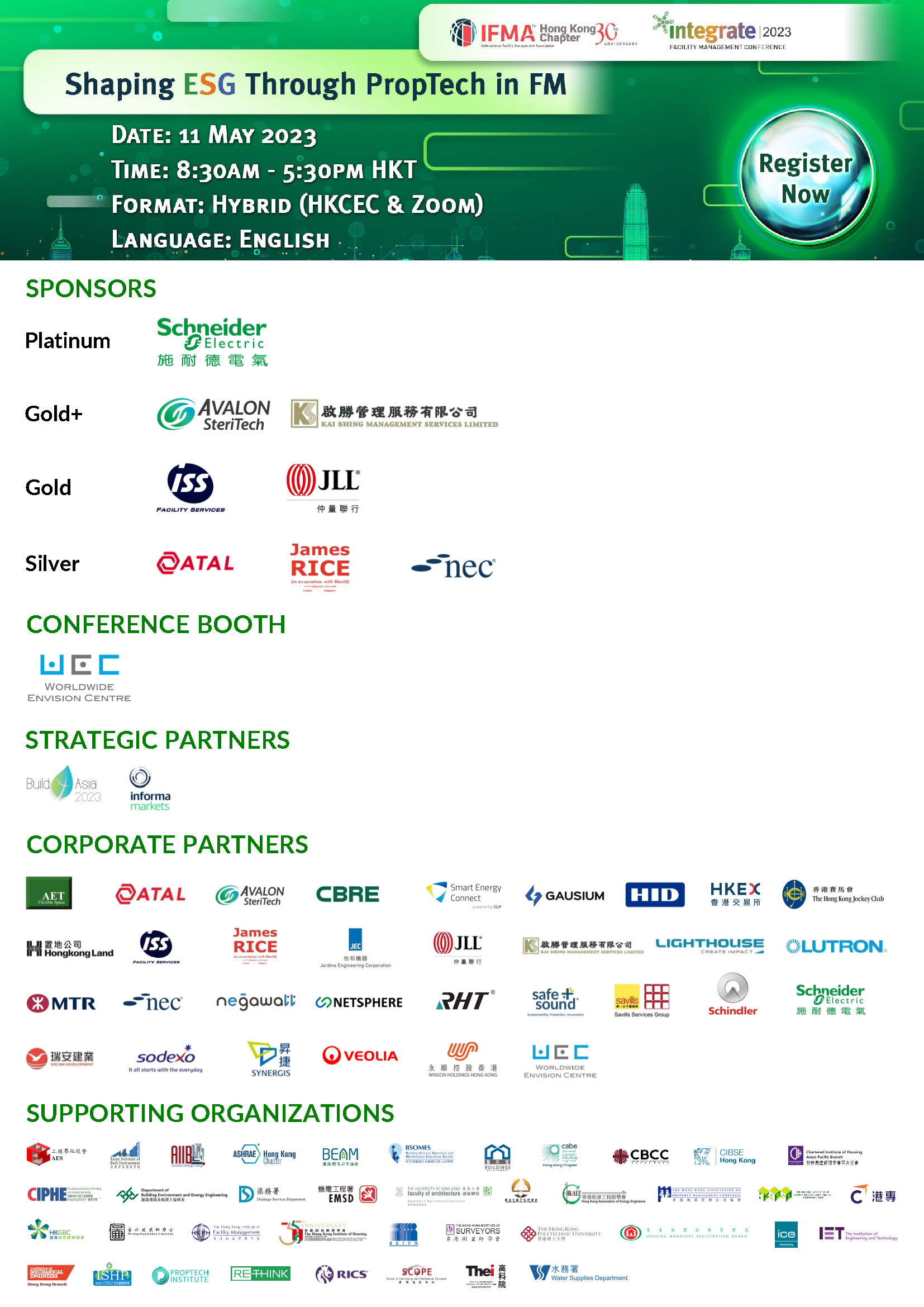 2023 integrate | IFMA HK International Facility Management Association